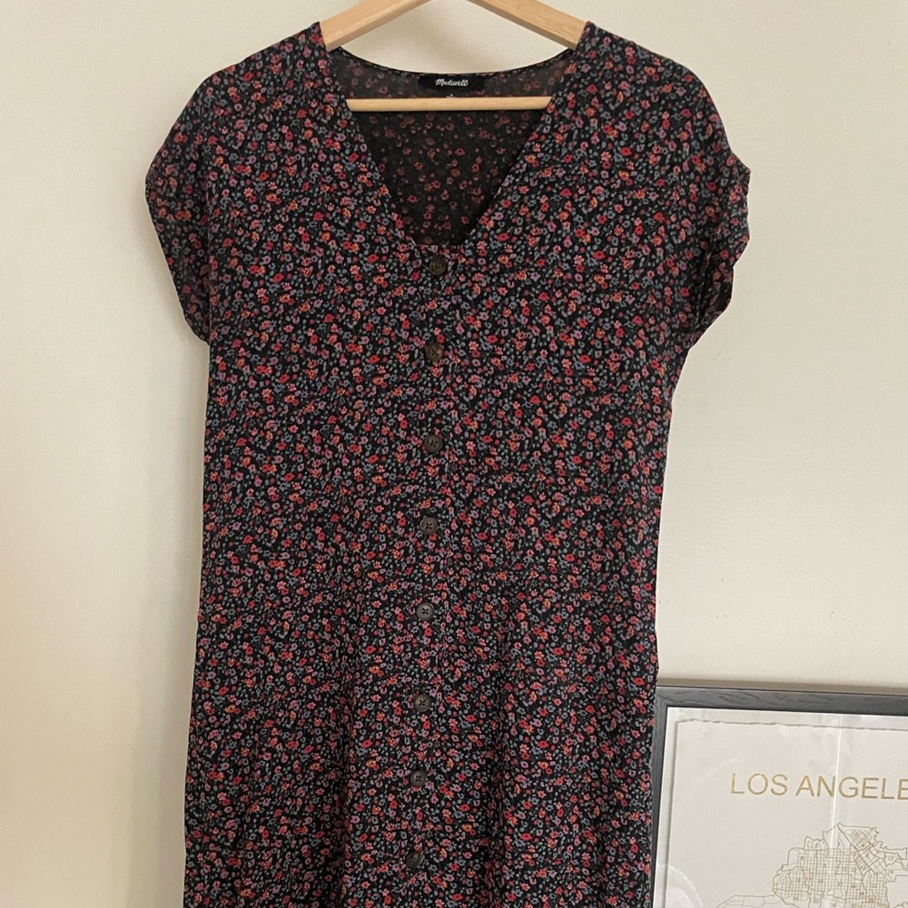 Madewell | Easy Midi Dress in Fieldwalk Floral | Sz S